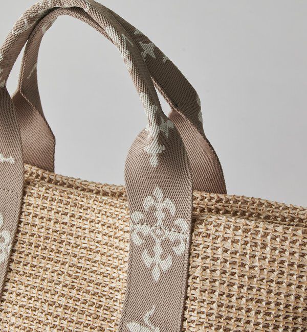  「ナイロンラフィアデイリーミニトートバッグ」|トートバッグ|