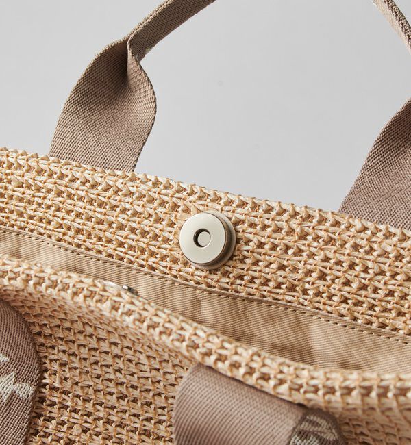  「ナイロンラフィアデイリーミニトートバッグ」|トートバッグ|