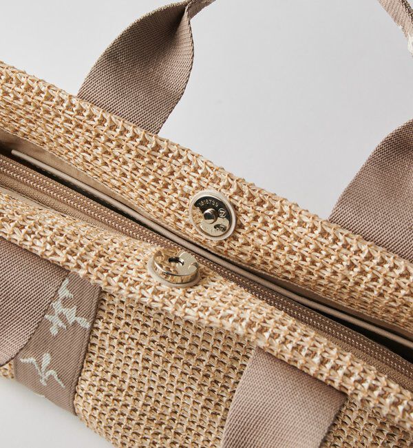  「ナイロンラフィアデイリーミニトートバッグ」|トートバッグ|