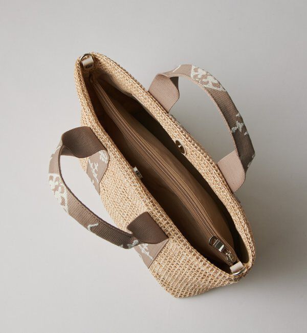  「ナイロンラフィアデイリーミニトートバッグ」|トートバッグ|