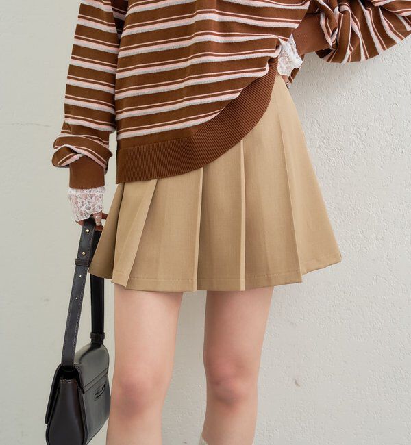  「プリーツミニスカート」|スカート|
