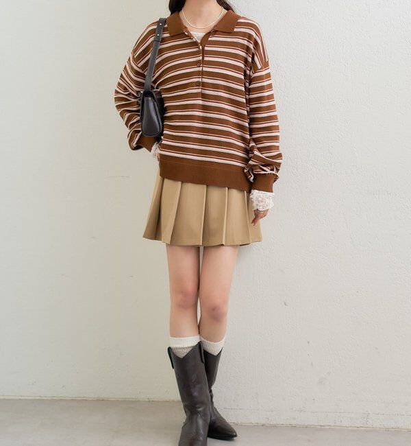  「プリーツミニスカート」|スカート|