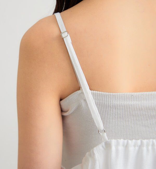  「レースパネルキャミチュニック」|シャツ・ブラウス|