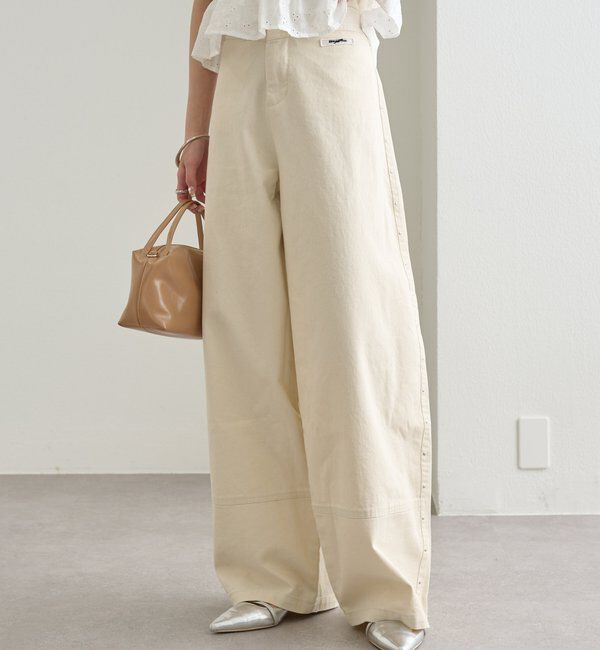  「スタッズツイルパンツ」|チノ|