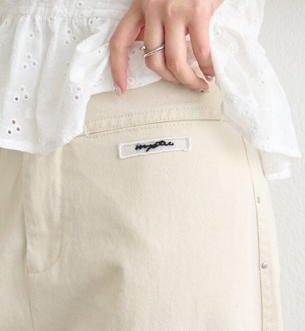  「スタッズツイルパンツ」|チノ|