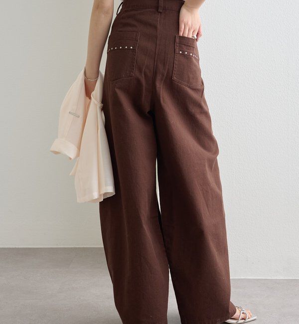  「スタッズツイルパンツ」|チノ|