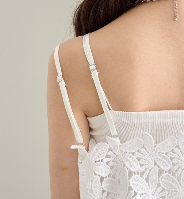  「リーフレースキャミ」|キャミソール|