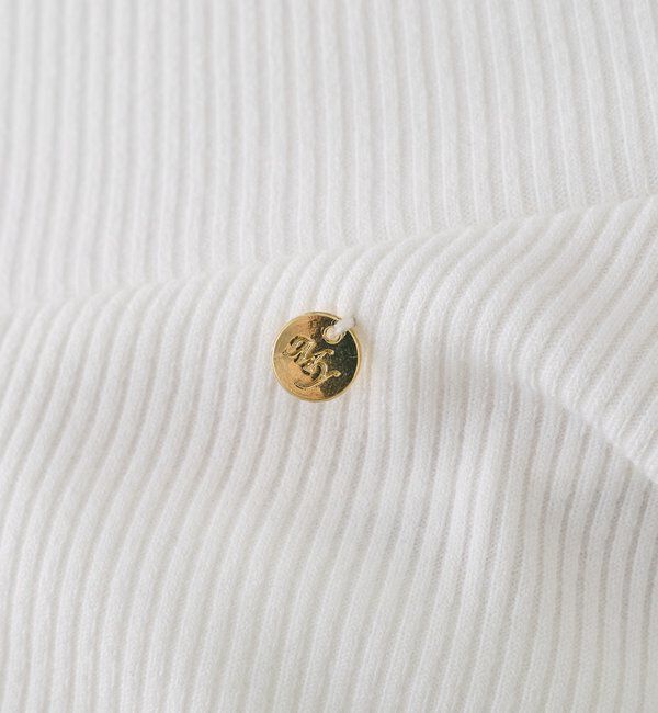  「プレート付きワイドネックT」|Tシャツ・カットソー|