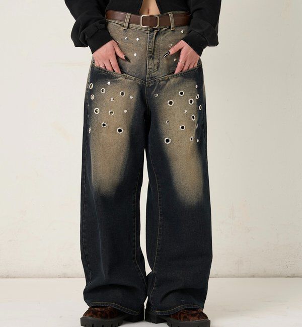  「アイレットスラポケブラストデニム」|デニム|