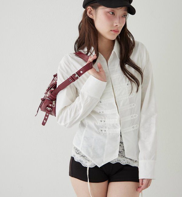  「ナポレオンコンパクトシャツ」|シャツ・ブラウス|