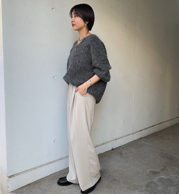  「【インフルエンサー＠tsuru00コラボ】3タックスラックスパンツ」|チノ|