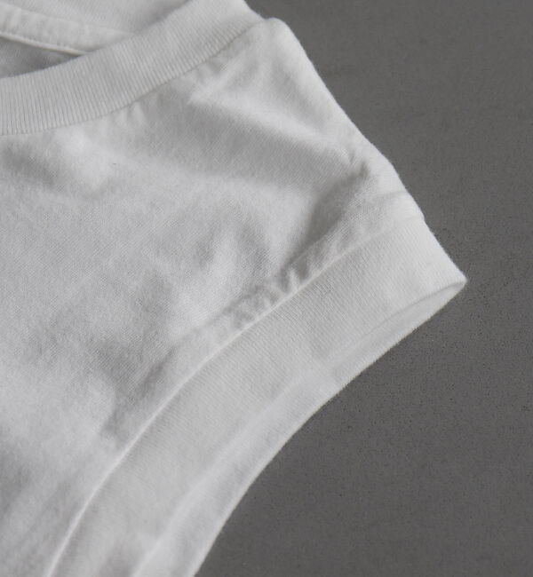 Rouge vif「【Hanes / ヘインズ】クルーネックノースリーブTシャツ/コットン100/ノ」|キャミソール|