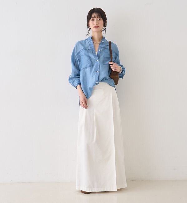 Rouge vif「タックグルカベルトマキシスカート」|スカート|