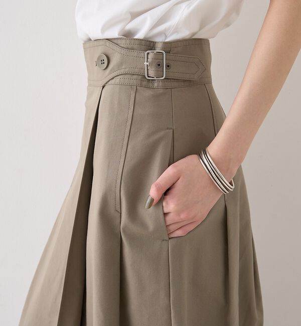 Rouge vif「タックグルカベルトマキシスカート」|スカート|