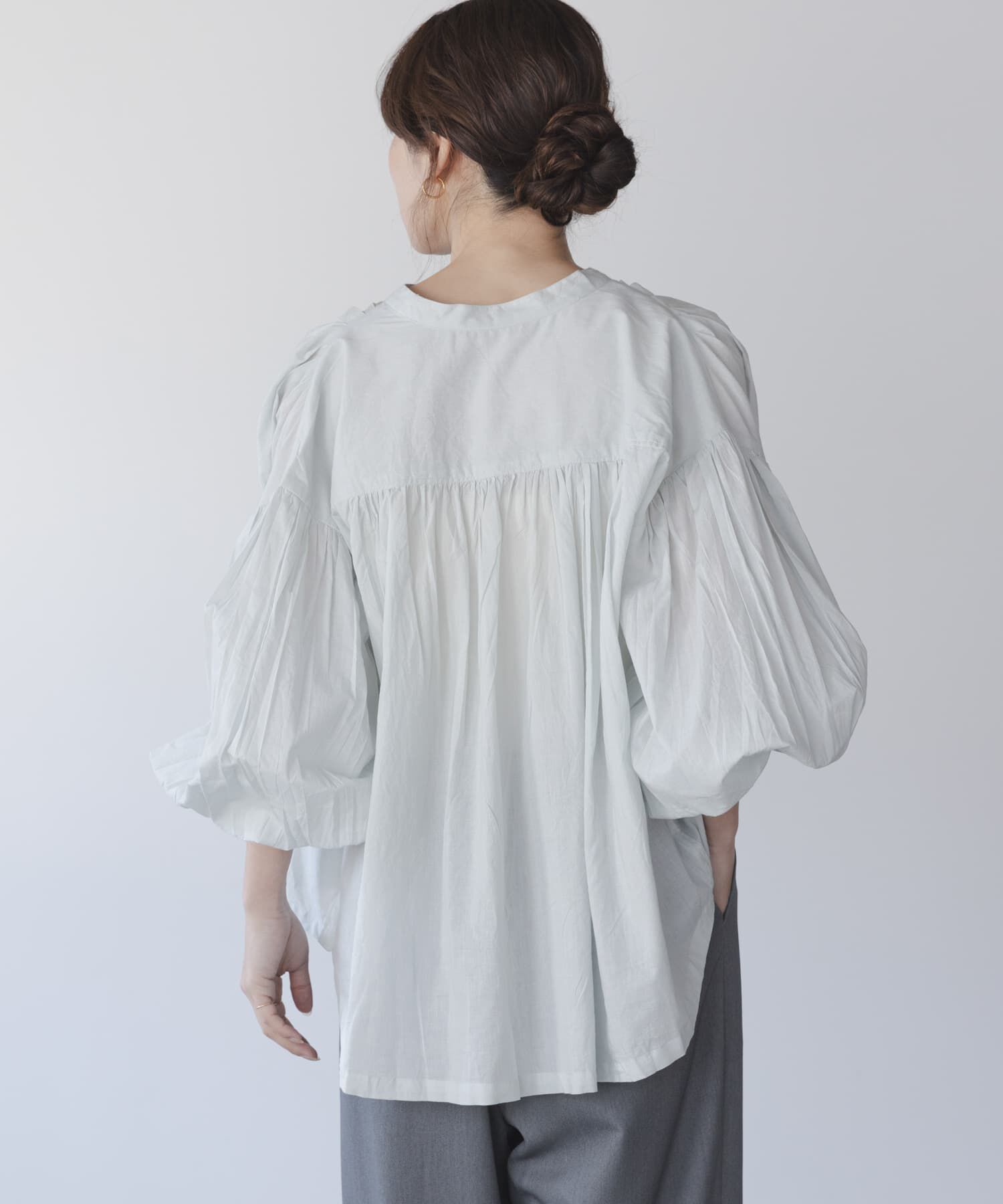 Sonny Label 「エアリーコットンタックボリュームブラウス」|シャツ・ブラウス|