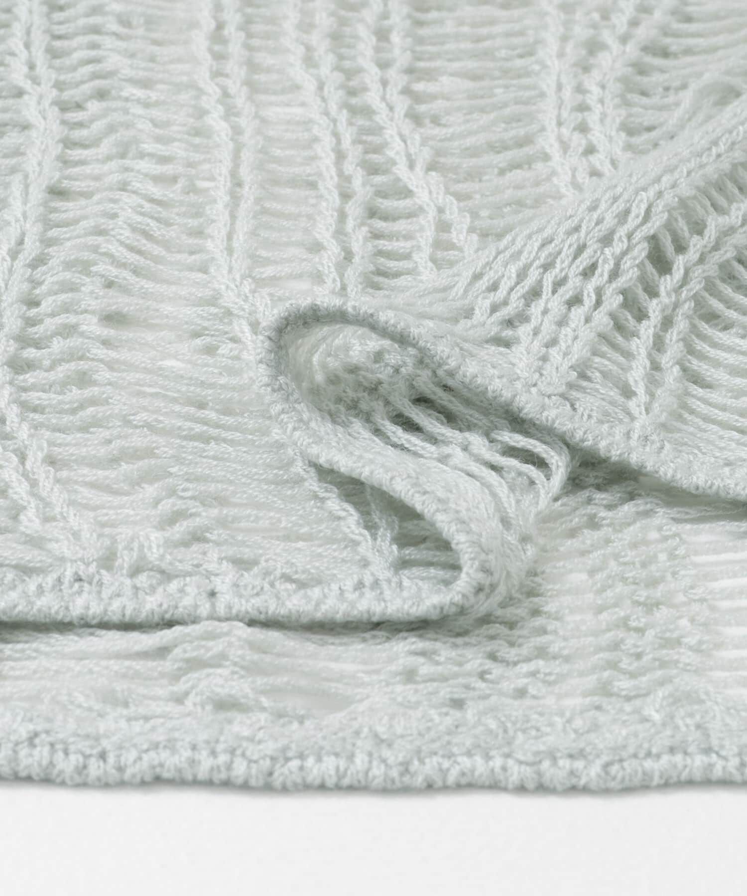  「ランダム透かし編みルーズニット」|ニット・セーター|