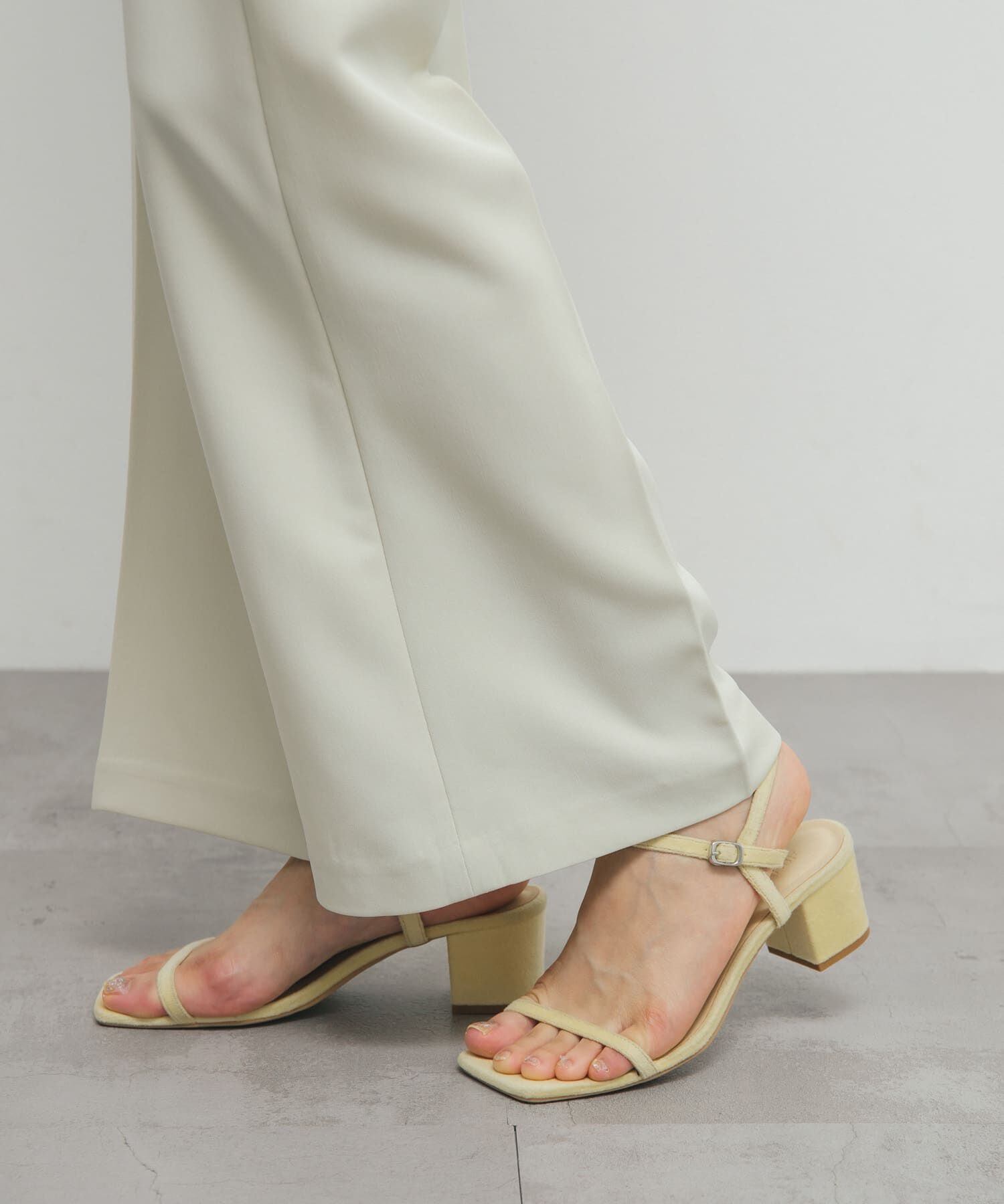  「スリムストラップサンダル」|サンダル|