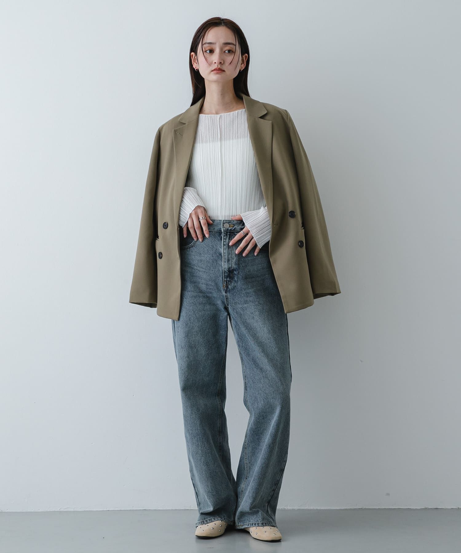 SENSE OF PLACE by URBAN RESEARCH「スラブシアープリーツトップ」|Tシャツ・カットソー|