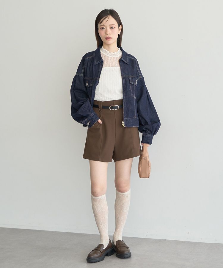 earth music&ecology「レースドッキングプルオーバー」|Tシャツ・カットソー|