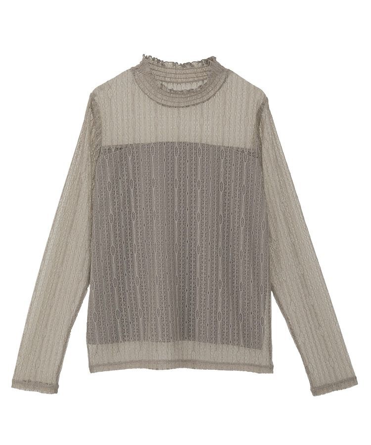 earth music&ecology「レースドッキングプルオーバー」|Tシャツ・カットソー|