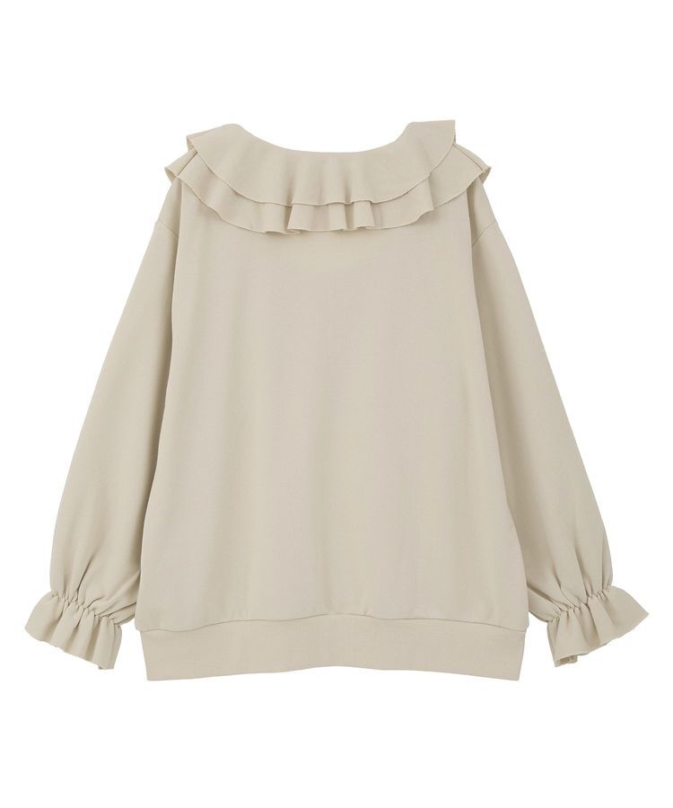 earth music&ecology「フリルカラーZipウラケブルゾン」|カーディガン|