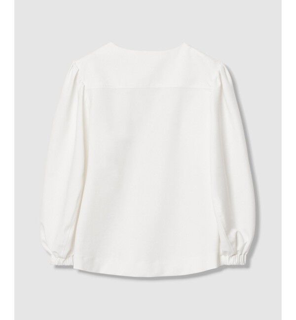 LOULOU WILLOUGHBY「【LOULOU WILLOUGHBY】モックロディレースアップマリンプルオーバー」|Tシャツ・カットソー|