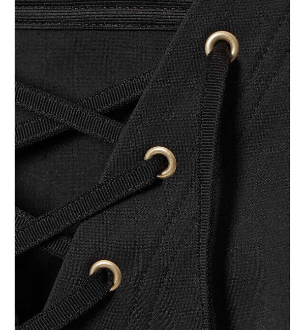 LOULOU WILLOUGHBY「【LOULOU WILLOUGHBY】モックロディレースアップマリンプルオーバー」|Tシャツ・カットソー|