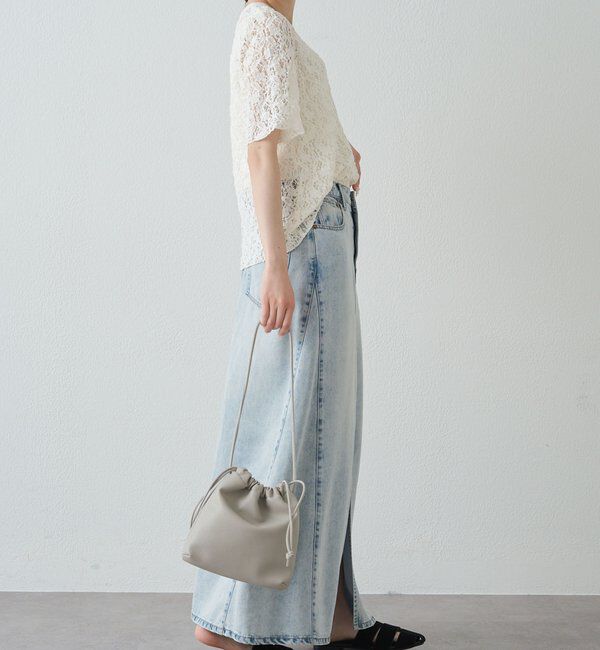  「ストレッチレースTシャツ」|プルオーバー|