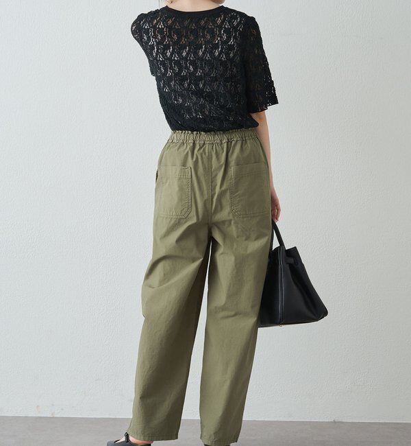  「ストレッチレースTシャツ」|プルオーバー|