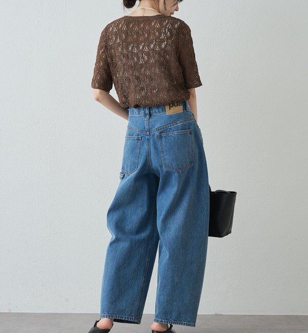  「ストレッチレースTシャツ」|プルオーバー|