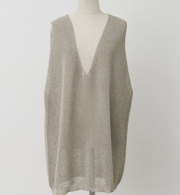  「テープヤーンベスト」|ニット・セーター|