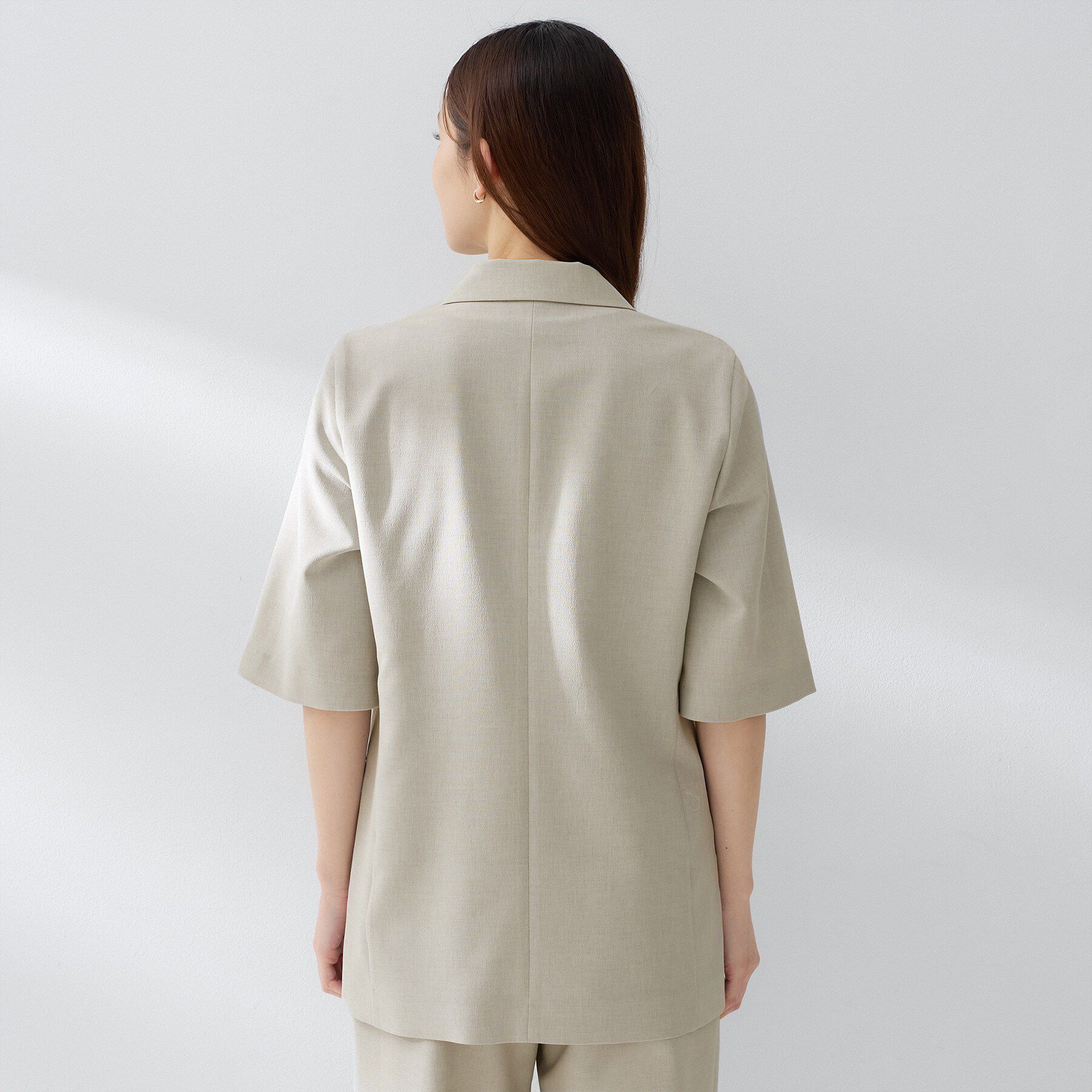 UNTITLED「ハーフスリーブジャケット」|テーラードジャケット|