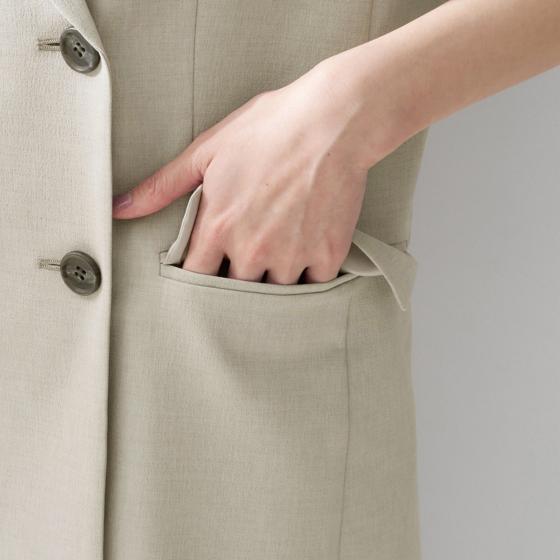 UNTITLED「ハーフスリーブジャケット」|テーラードジャケット|