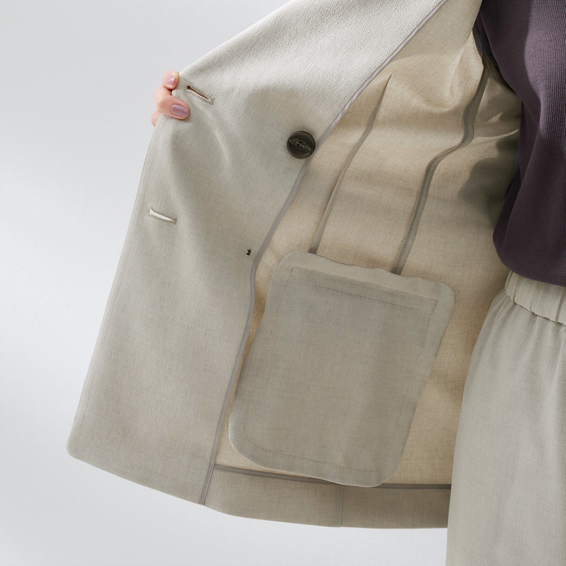 UNTITLED「ハーフスリーブジャケット」|テーラードジャケット|