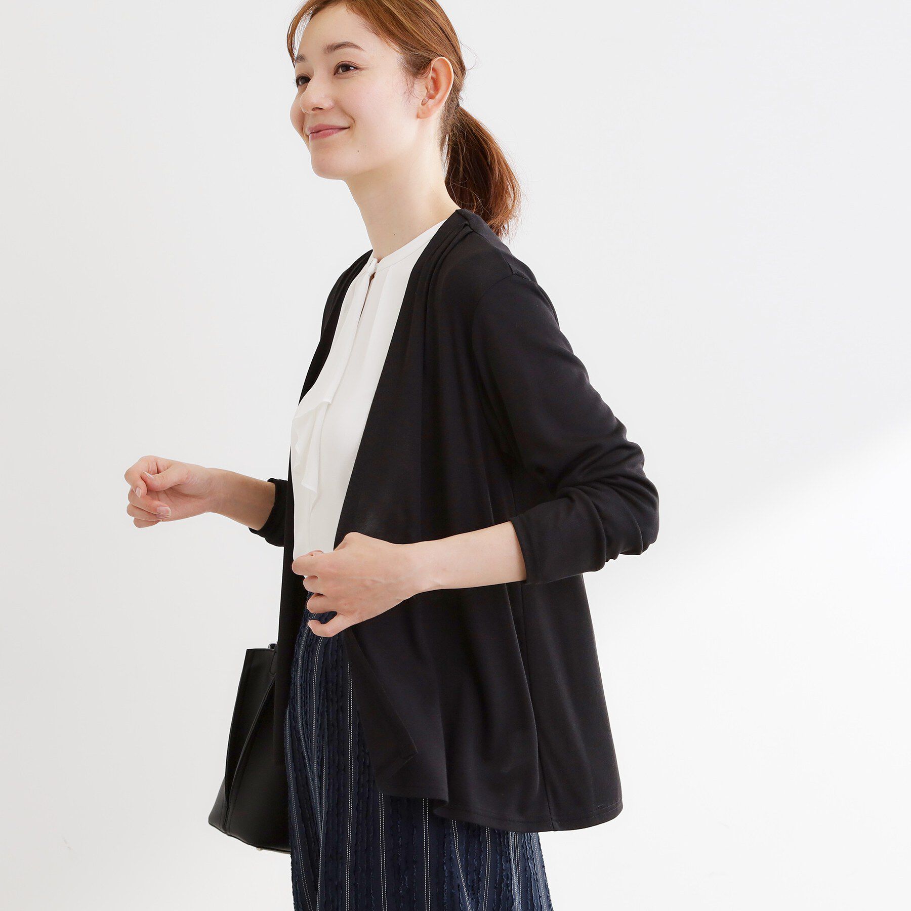 Reflect「【UVカット／接触冷感／日除け・エアコン対策に◎】ジャージカーディガン」|カーディガン|