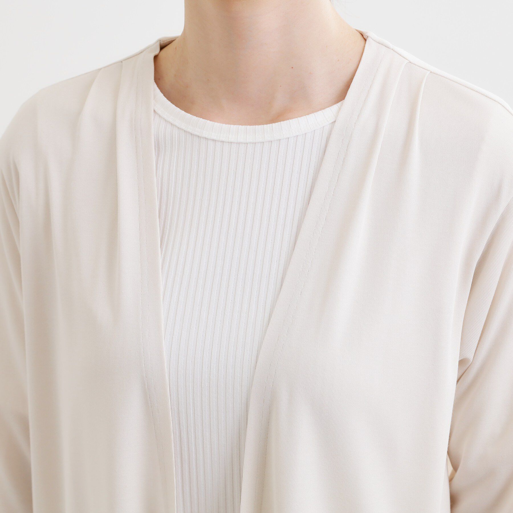 Reflect「【UVカット／接触冷感／日除け・エアコン対策に◎】ジャージカーディガン」|カーディガン|