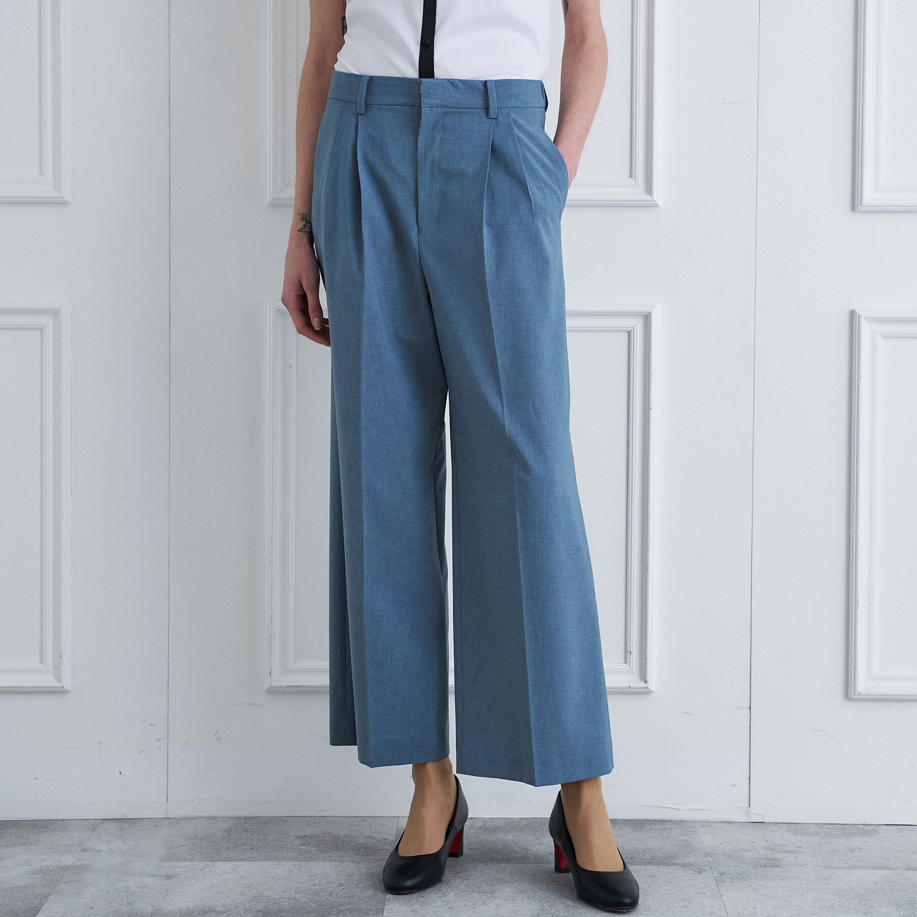 DRESSTERIOR「【otonaMUSE5月号掲載／セットアップ可】ウォッシャブルワイドタックパンツ」|その他|