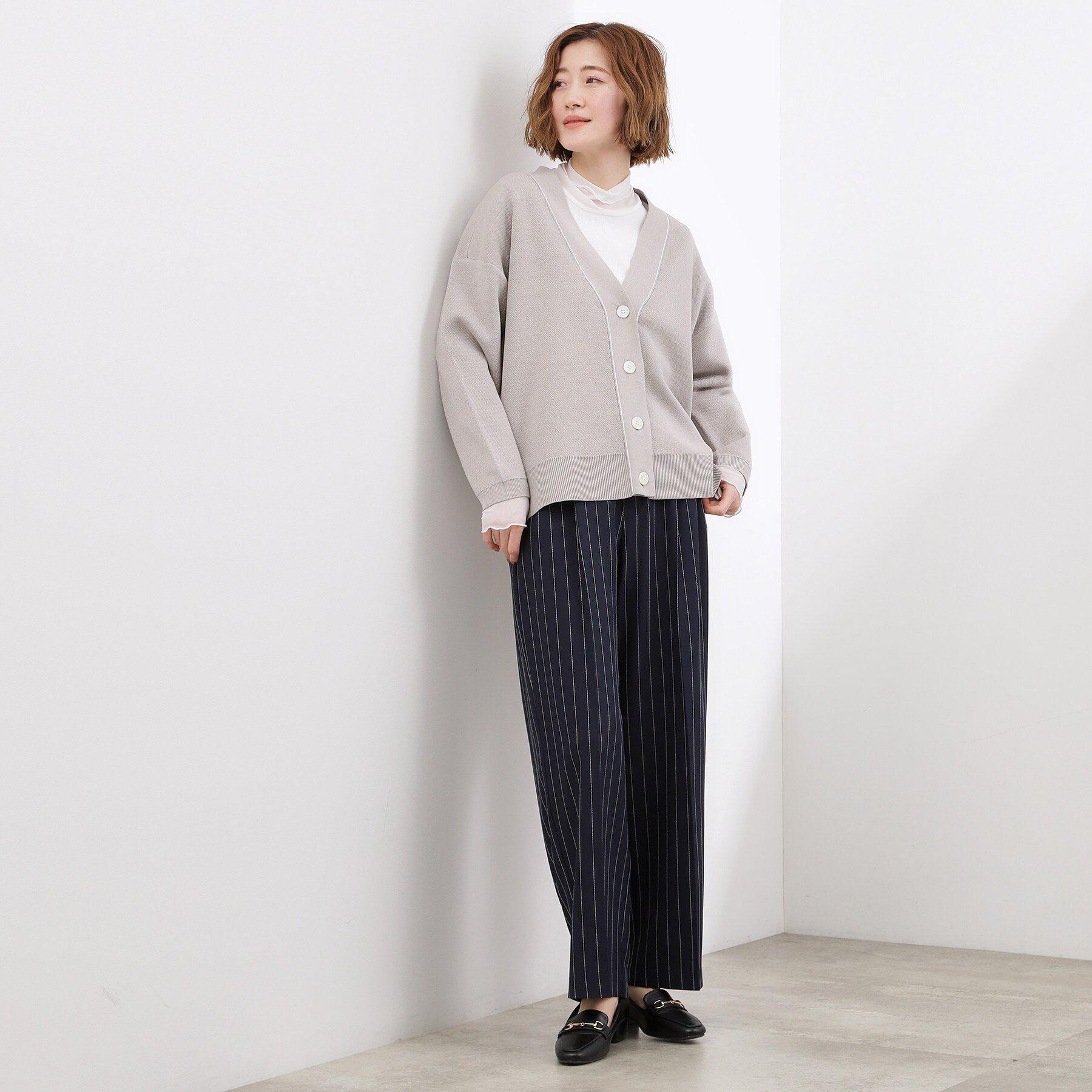 grove「オーバーサイズVネックカーディガン」|カーディガン|