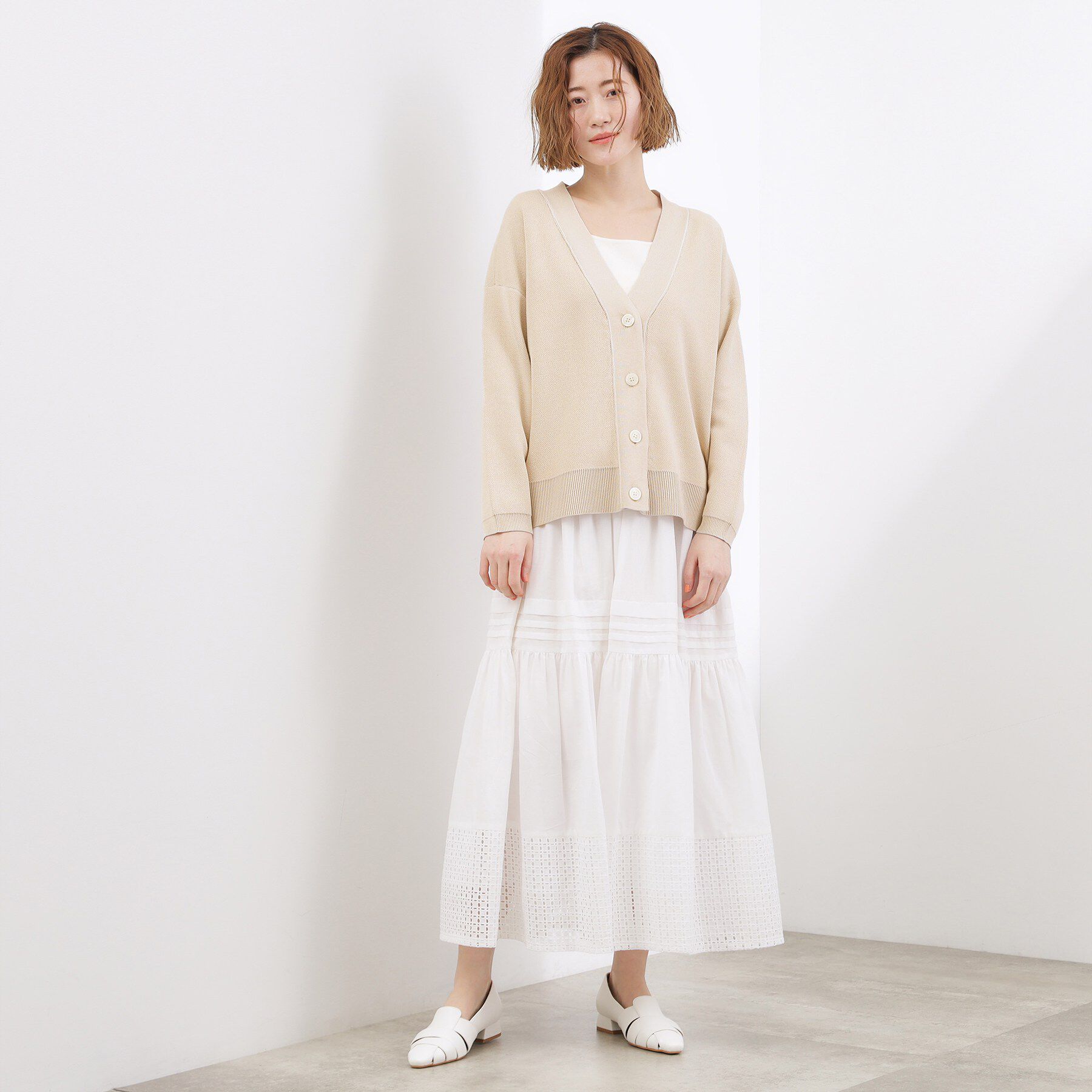 grove「オーバーサイズVネックカーディガン」|カーディガン|