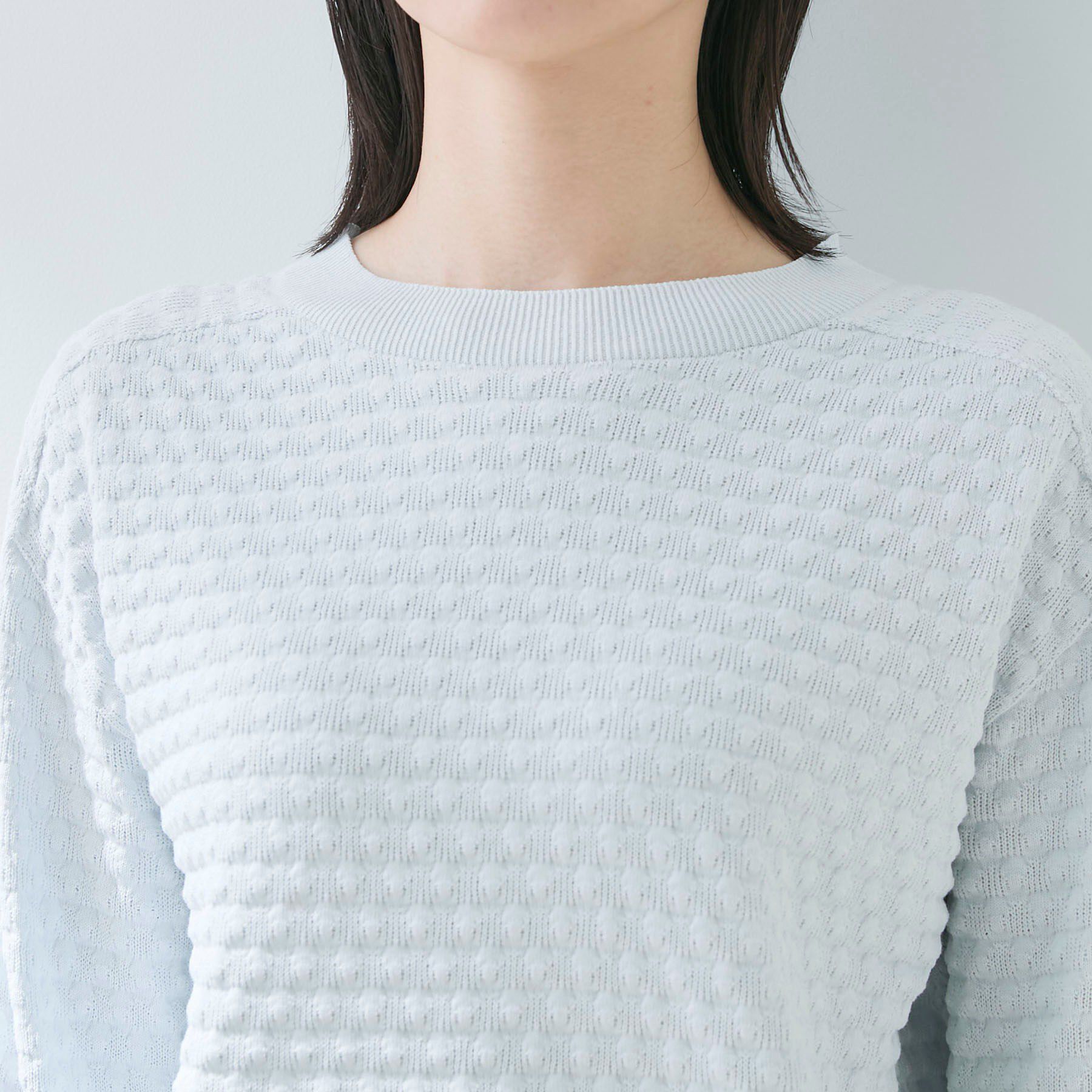 INDIVI「【洗える／凹凸編み】ジャカードニット」|ニット・セーター|