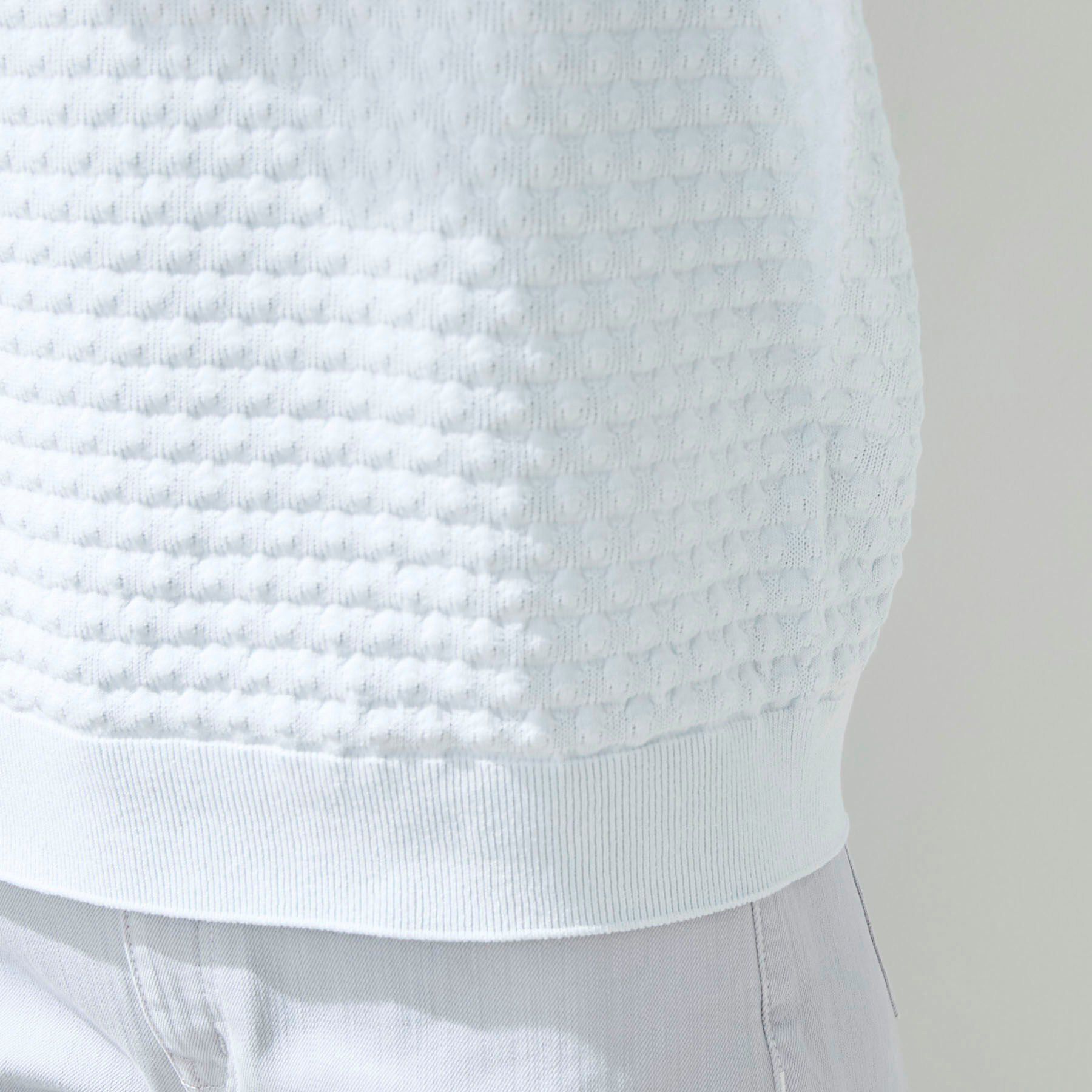 INDIVI「【洗える／凹凸編み】ジャカードニット」|ニット・セーター|