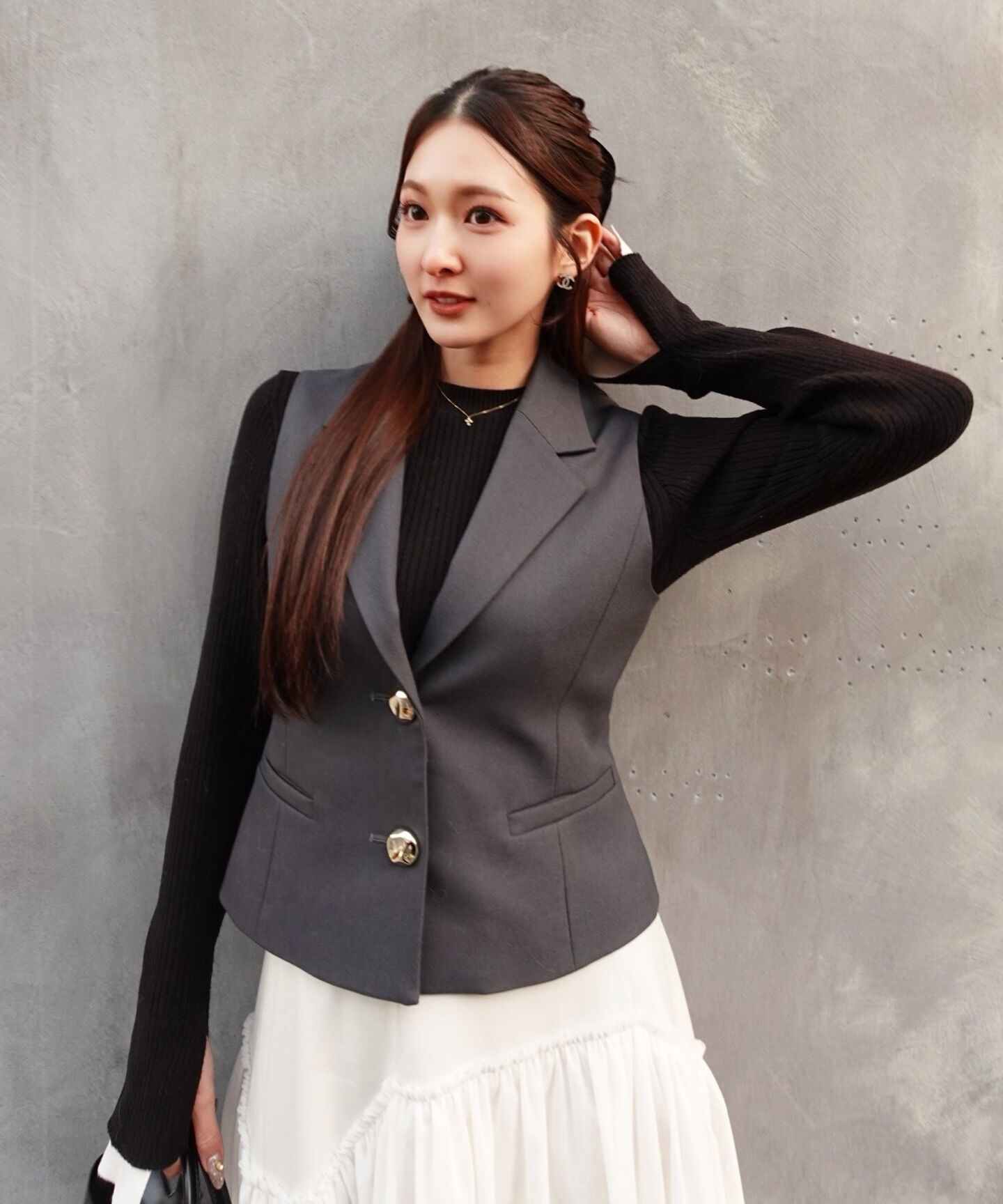 PROPORTION BODY DRESSING「テーラードジレセットアップ」|ワンピース|