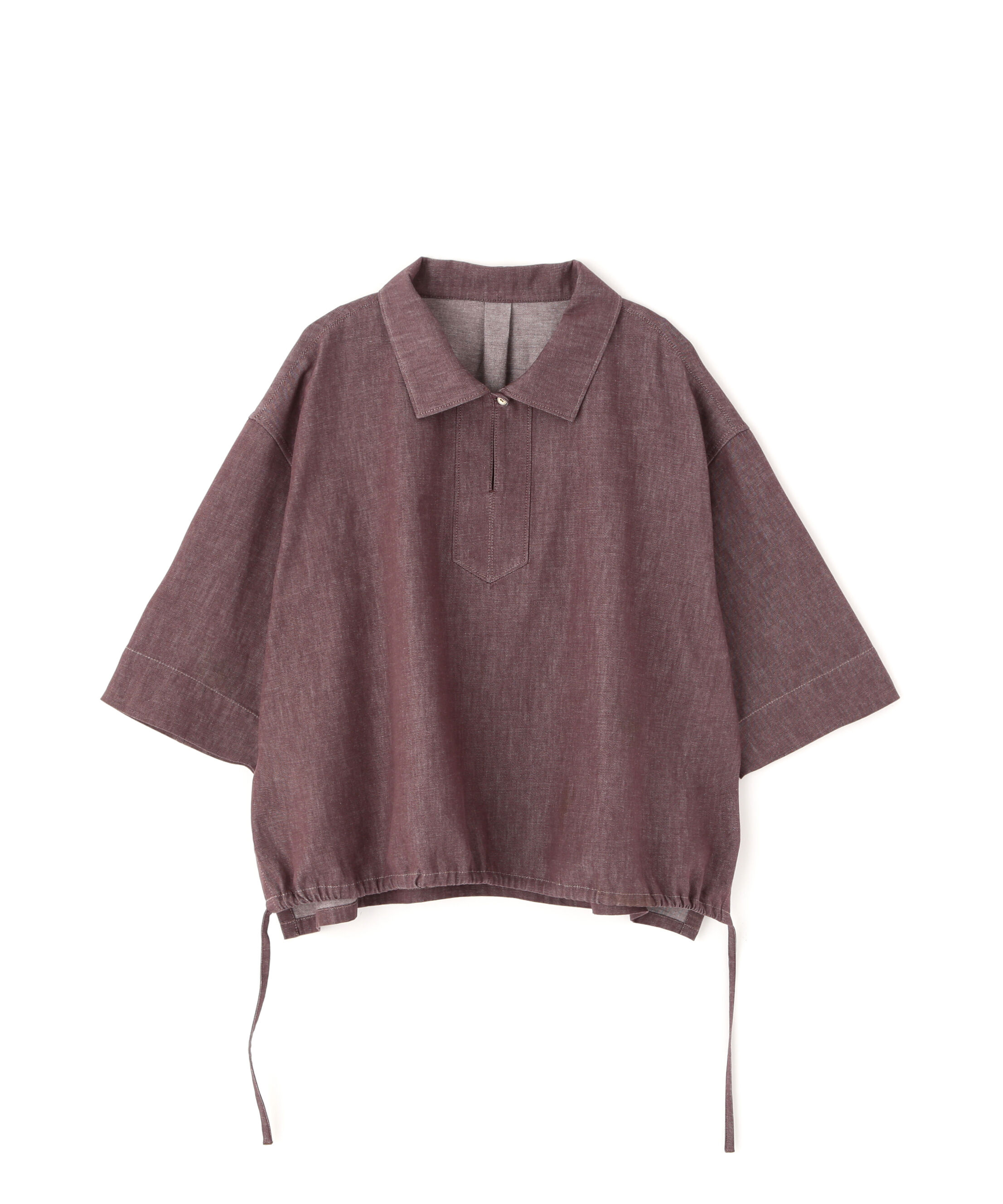  「◆《ウォッシャブル》ライトオンスデニムスキッパーブラウス」|シャツ・ブラウス|