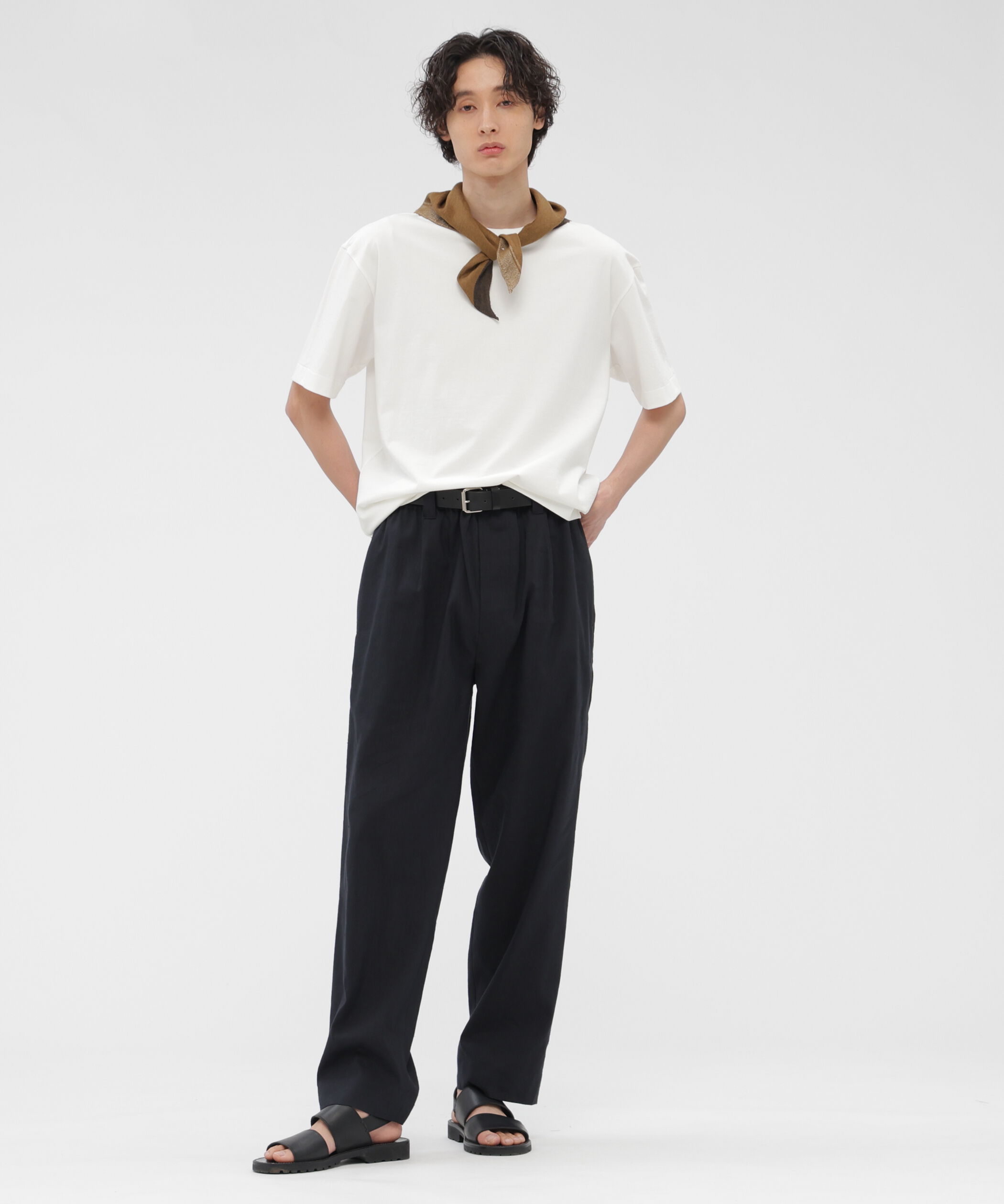 MARGARET HOWELL「FINE DENSE COTTON JERSEY TOP」|Tシャツ・カットソー|