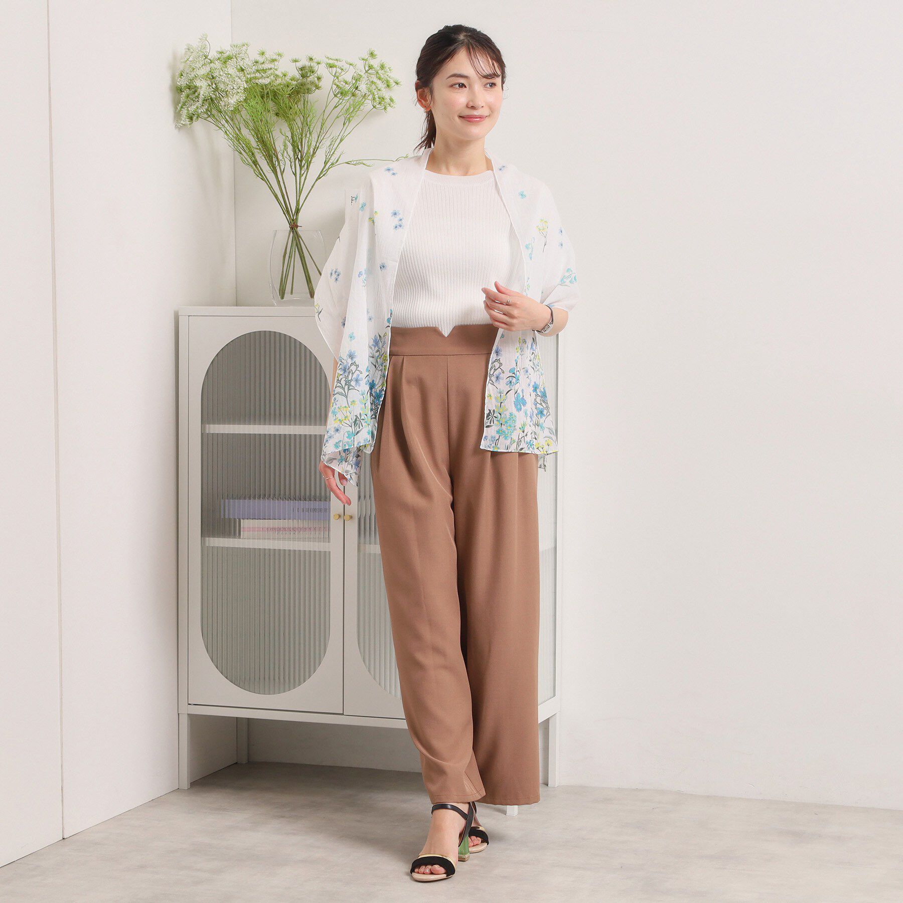 ITS&rsquo;DEMO「【母の日】箱入りグラデフラワーストール」|ストール|