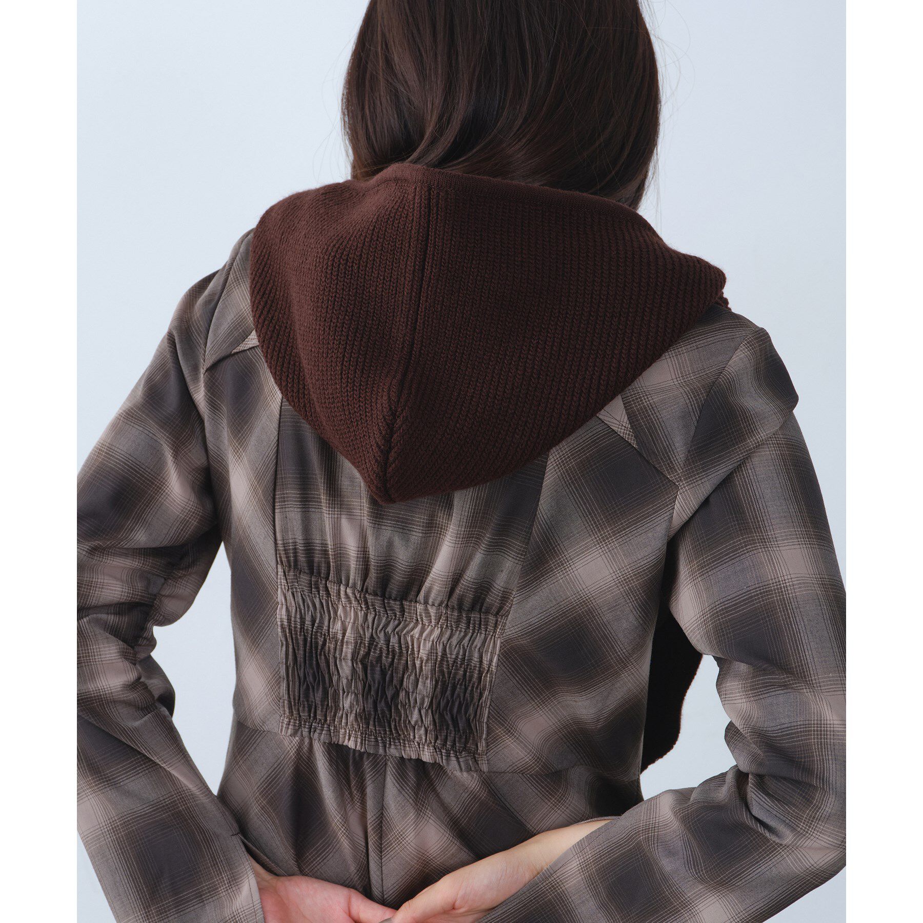 CODE A「piedi nudi｜rib knit balaclava」|その他|モカブラウン(042