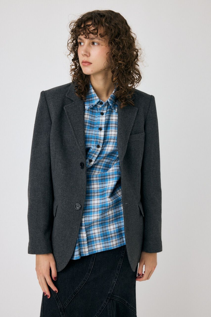 MOUSSY「BACK TUCK ジャケット」|その他|T.GRY