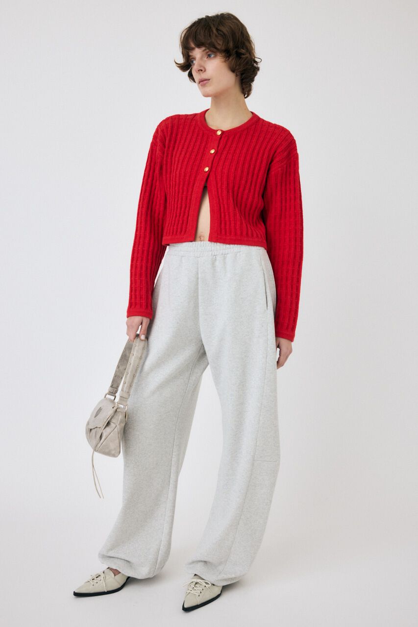 MOUSSY「BI COLOR ニットカーディガン」|カーディガン|