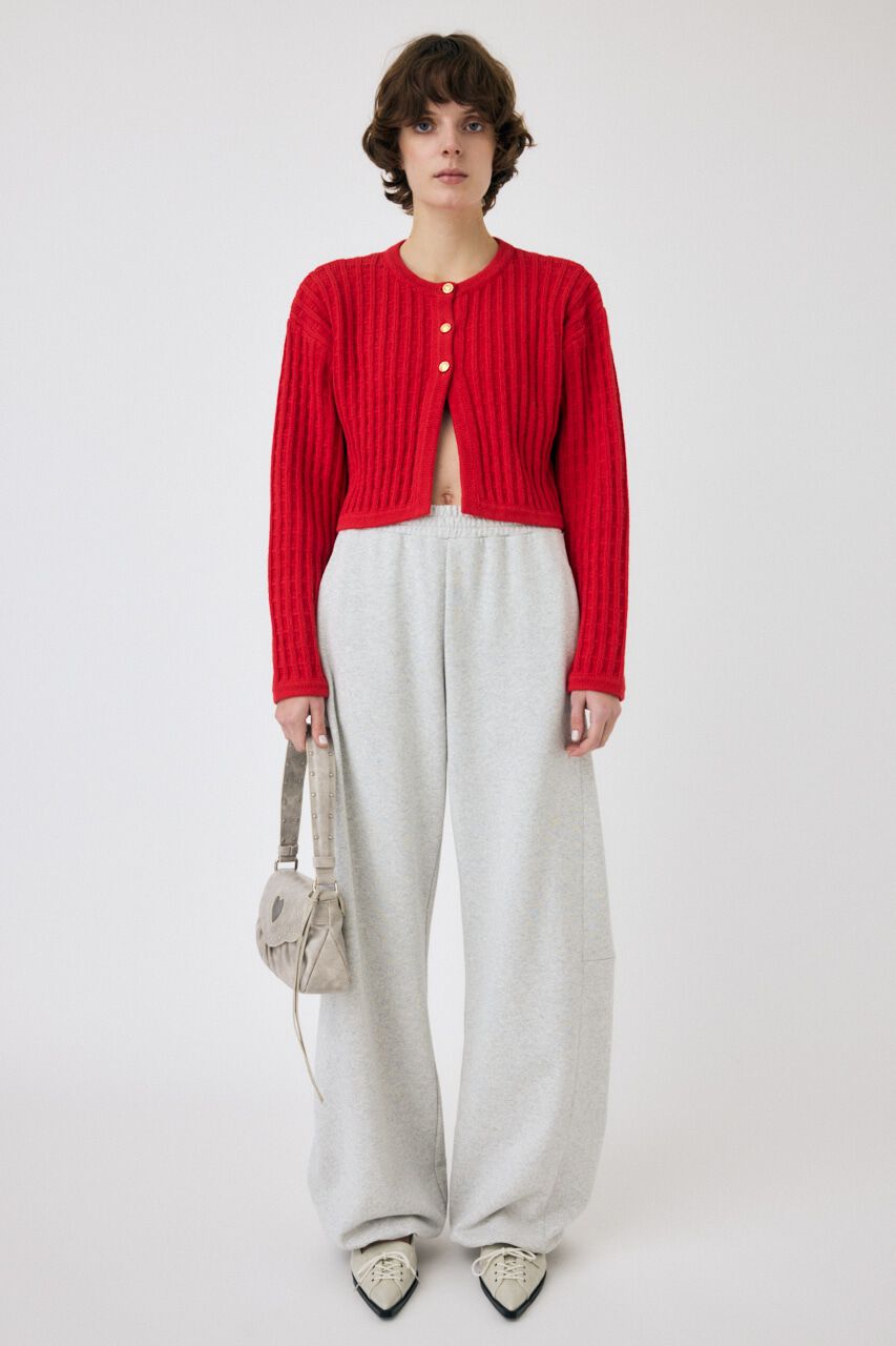 MOUSSY「BI COLOR ニットカーディガン」|カーディガン|