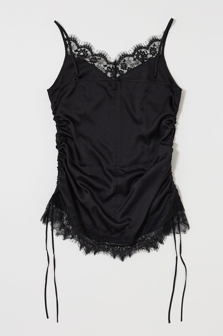 MOUSSY「DOT SATIN CAMI ドレス」|ワンピース|